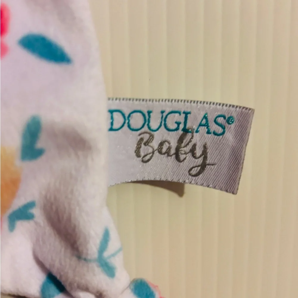 Floral Plush Doll with Teething Ring